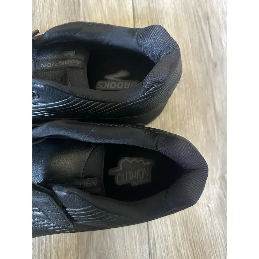 Brooks Addiction Walker V-Strap 2 Black Sneakers size 13 4E Mens (Extra Wide)